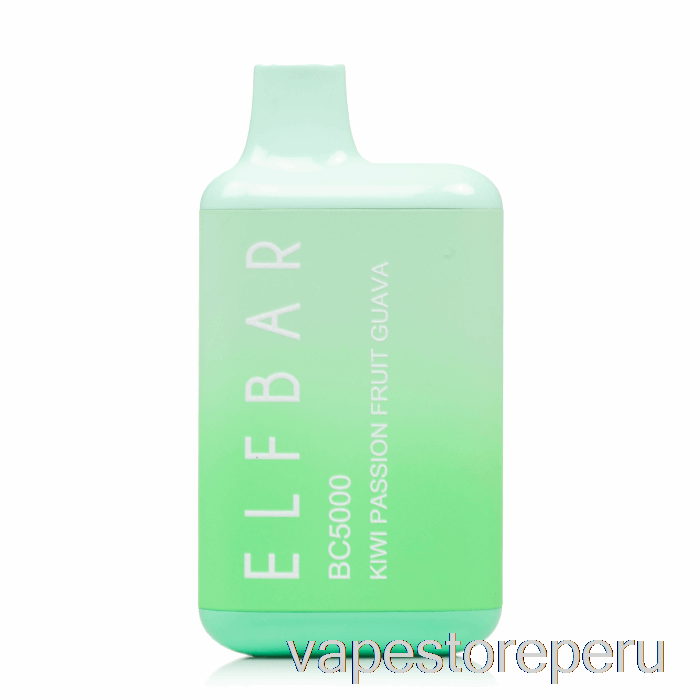 Vape Recargable Bc5000 0% Cero Nicotina Desechable Kiwi Maracuyá Guayaba
